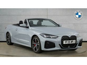 bmw 4 series 420i m sport convertible 2.0 2dr