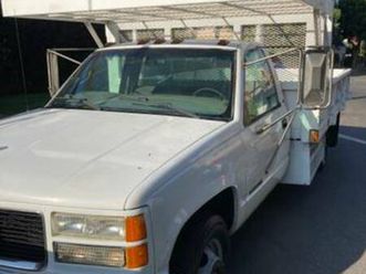 1999 gmc 3500 flatbed 5.7l sierra sl dually