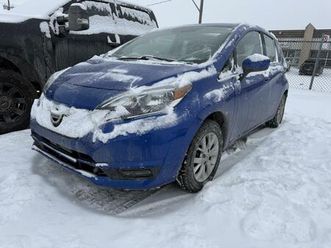 nissan versa note 2017 1.6 sv bluetooth mags cam de recul 5 portes auto ba