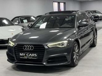 ② audi a6 2.0 tdi 190 cv s-line daytona black-edition pano — audi — 2ememain