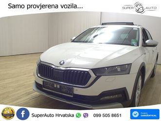 škoda octavia scout 2.0 tdi 4x4 dsg 200 ks, acc+pano+gr sjed+head+pdc+, 2022 god.