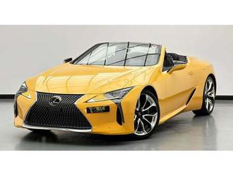 lexus lc500 convertible 2021 lexus lc500 carbon cabriolet, 1 year warranty unlimited km, excellent condition