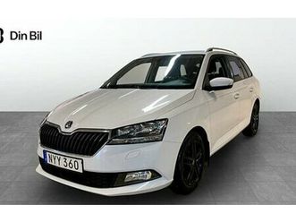 skoda fabia combi style 1.0 tsi v-hjul carplay farth