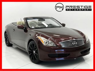 2010 infiniti g37 convertible premium package