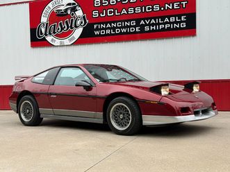 1987 pontiac fiero gt 5-speed only 14,824 original miles since new