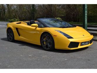 2006 lamborghini gallardo 5.0 (520bhp) spyder e-gear