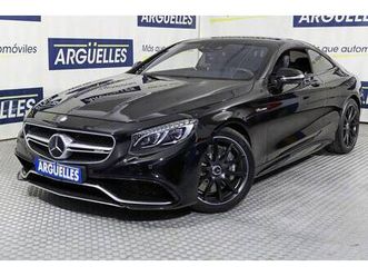 benz s 63 amg coupe 4matic 585cv