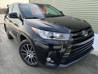 2018 toyota highlander awd se