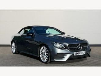 2.0 e300 amg line (premium) cabriolet g-tronic+ euro 6 (start/stop) 2dr