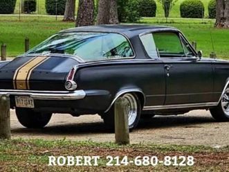 1965 plymouth barracuda clean machine with original 273ci engine.