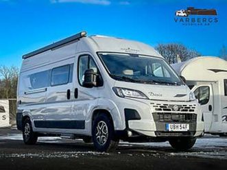 karmann davis 590 ls / aut / dieselvärme *599cm* 3-bädd *garanti* v-hjul