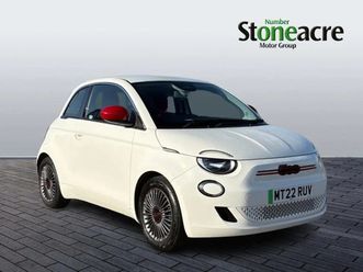 2022 fiat 500 electric 70kw red 24kwh 3dr auto