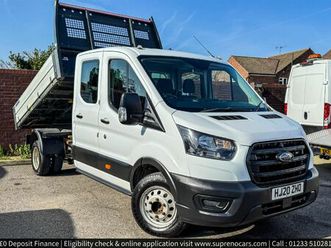ford transit 2.0 350 ecoblue leader tipper double cab 4dr diesel manual rwd l3 euro 6 (start/stop) (1-way, 1-stop) (165 ps)
