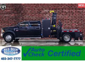 2012 ram 5500 4x4 crew cab slt picker deck diesel aisin