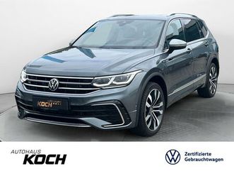 tiguan allspace 2.0tdi r-line dsg 7-sitzer leder pano ahk