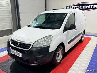 peugeot partner fourgon 1.6 hdi 100 ch pack clim 3 places / radar de recul / carnet d'entretien / garantie