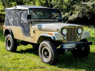 jeep cj 3.8 v6 100ch - 4x4 - carnet entretien - véhicule rénové