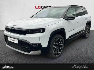 jeep compass electrique 213ch 157kw first edition