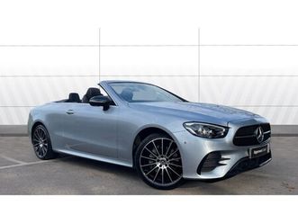mercedes-benz e-class cabriolet e300d 4matic amg line night ed pre+ 2dr 9g-tronic