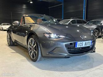 mazda mx-5 nd st 2.0 skyactiv-g 184 selection serie kinenbi - 1ere main - 12000 km - intérrieur cognac - capote bleu - camera - carplay