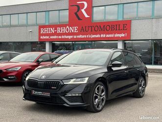 skoda octavia 4 iv combi 2.0 tdi 200ch dsg rs plus hud navi cam carplay siege elec chauffant