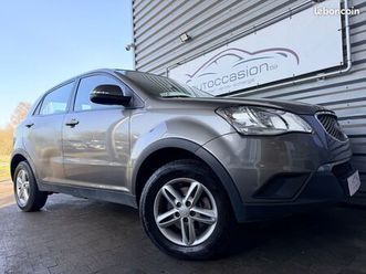 ssangyong korando 2.0 150 95 000km carnet ok / radar ar / regulateur de vitesse / bluetooth / clim / ....