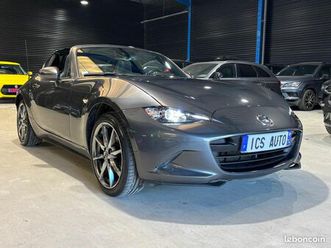 mazda mx-5 nd rf 2.0 skyactiv-g 184 selection pack sport - 1ere main - recaro - bilstein - camera - carplay