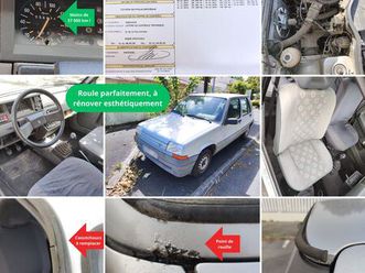 renault super 5 (supercinq) 1.4i - 57 000 km - ct ok - possible collection