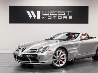 mercedes slr roadster 5.4 v8 626 – immat france baquets carbone échapp. sport bose collector 1 of 500
