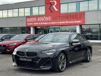 bmw serie 2 m240i xdrive coupé 374ch g42 m performance 1ermain navi cam carplay siege elec chauffant