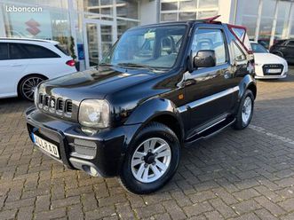 suzuki jimny 1.3 86ch cabriolet rock am ring - historique d'entretien complet - 4x4 - attelage - 99000km