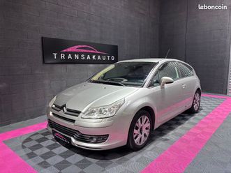 citroen c4 coupe 1.6 hdi 110 fap vts bmp6 - premiere main / suivi d'entretien complet