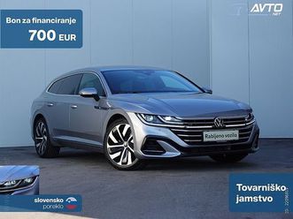 volkswagen arteon shooting brake 2.0 tsi dsg r-line +led+keylees+ogr.sedeži+kamera