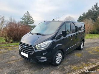 ford transit custom 2l tdci 170 cv limited black edition - 6 places - hors taxe - 1 ère main