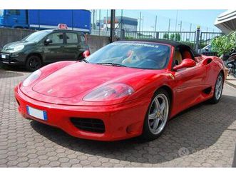 ferrari 360 spider f1 con crs e targa oro esente
