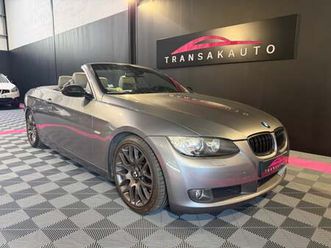 bmw e93 cabriolet 328i 3.0l 6 cylindres 233cv - véhicule américain rare en europe -
