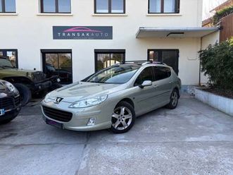 peugeot 407 sw 2.0 hdi 16v 140ch fap féline / 1ère main / entretien complet peugeot / full option / peinture complète neuve