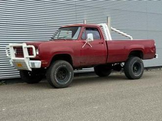 dodge w200 1977 lpg wegenbelasting vrij apk vrij 4x4 pick up — oldtimers — marktplaats