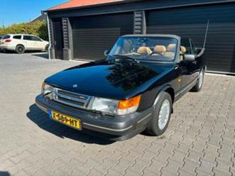 saab 900 turbo classic cabrio 1987 zwart — saab — marktplaats