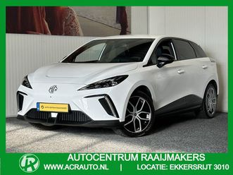 mg mg4 electric - luxury 204 pk navigatie adaptive cruise control apple carplay/android 360 camera stoel en