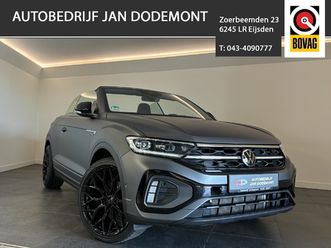 volkswagen t-roc cabrio 1.5 tsi 150pk r-line 7-dsg automaat / grey edition 305/999 / apple carplay / android auto / dab+ / 20 inch lmv
