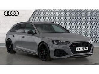 audi rs4 rs 4 tfsi quattro carbon black 5dr tiptronic