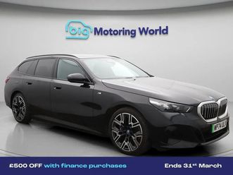 bmw i5 40 83.9kwh m sport touring 5dr electric auto edrive (11kw charger) (340 ps) £500 towards your estate 2025, 17860 miles, £41000 - 33196457 - exchangeandma