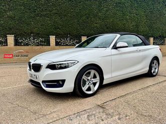 2016 bmw 2 series 1.5 218i sport convertible 2d