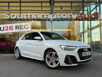 audi a1 1.0 tfsi 25 s line sportback 5dr petrol manual euro 6 (start/stop) (95 ps)