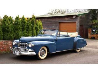 1948 lincoln continental v12 vente aux enchères