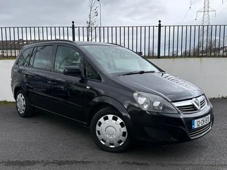 vauxhall zafira 1.7 diesel 7 seater 2012