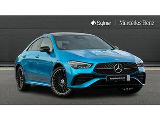 mercedes-benz cla class cla 250e amg line premium plus 4dr tip auto