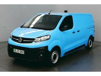 2022 vauxhall vivaro electric 75 kwh 3100 dynamic automatic 136 bhp l1 h1 fully electric zero-emi...