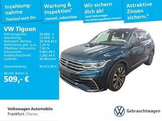 tiguan 2.0 tdi dsg r-line navi leder iq.light acc dab+ frontassist